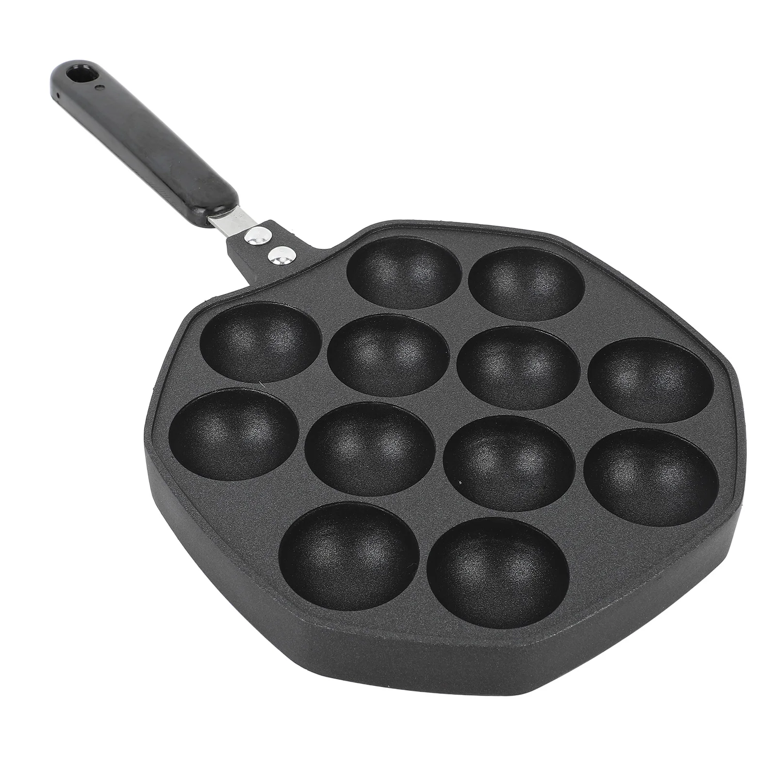 Takoyaki Grill Plate - たこ焼き器 12個の型付き たこ焼きメーカー フライパン アルミニウム合金製 ノンスティック加工